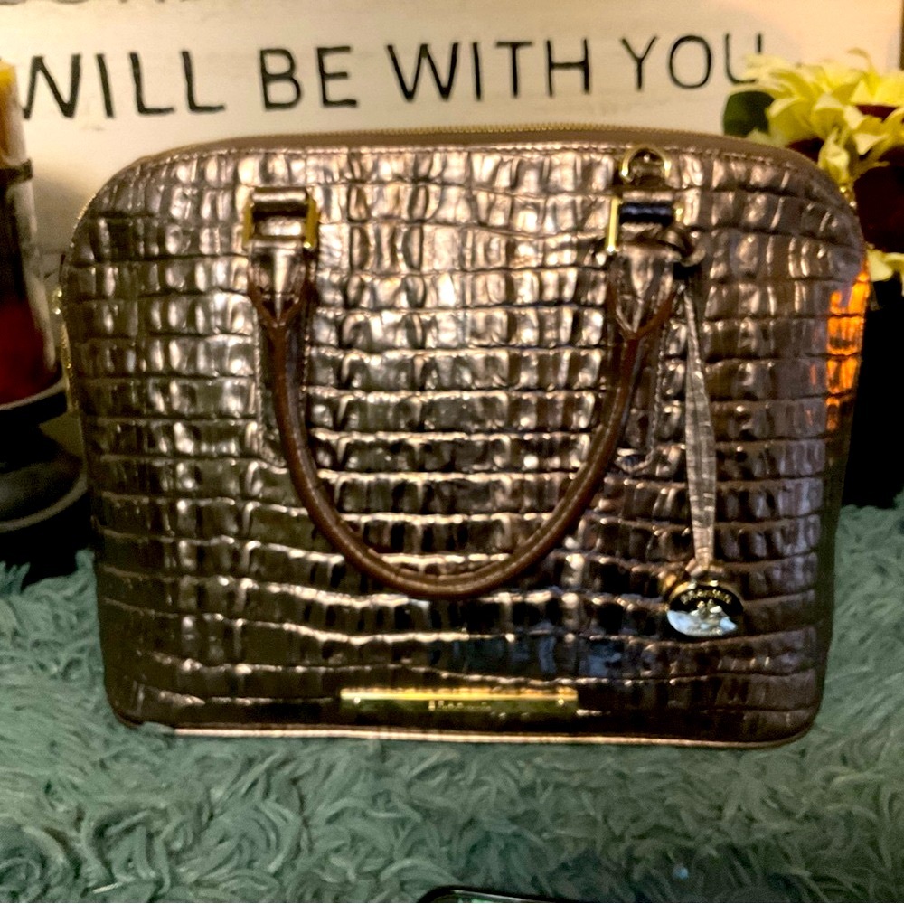 Used Brahmin! Like New! Metallic Color!! - Picture 3 of 10